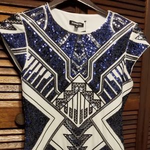 Express cocktail dress with sequins, never worn